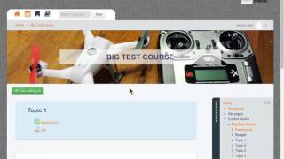 Moodle Course Summary File - Image used in Theme