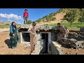 The underground construction of sakineh by abu talib and the help of the cameraman in the house