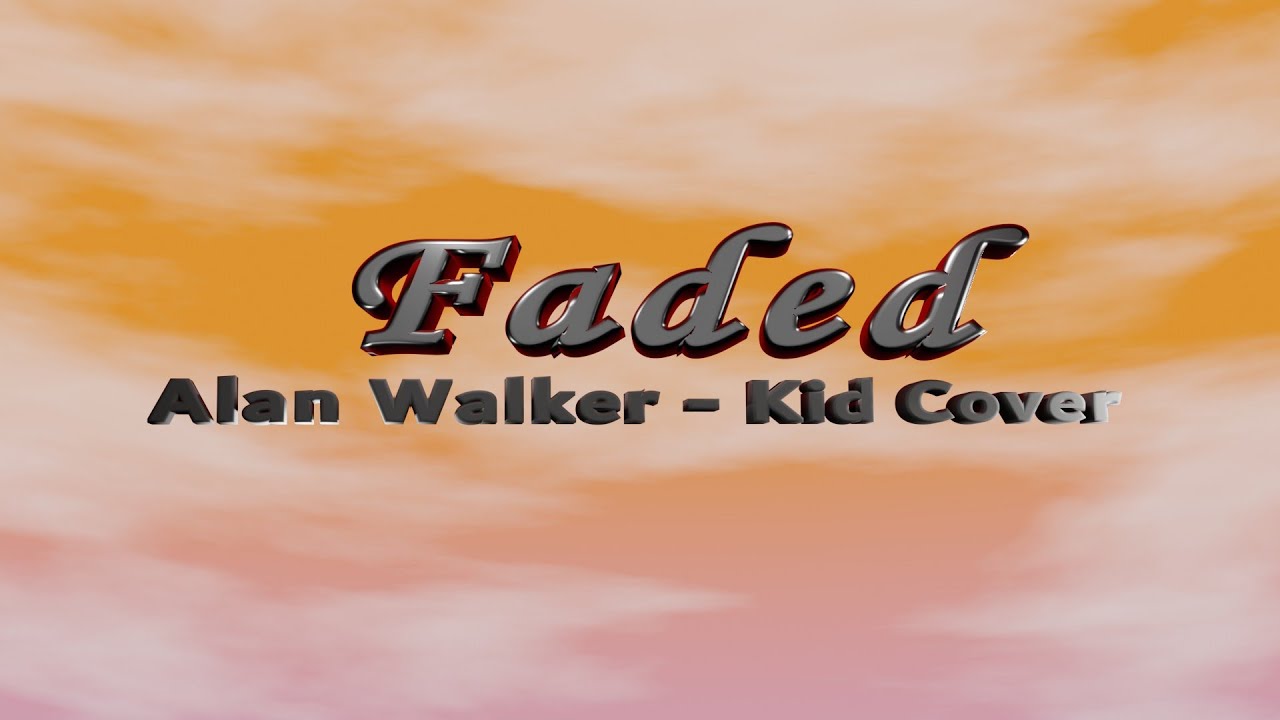 Alan Walker Faded Cover | Faded Cover Song | Alan Walker Cover Song | Faded Animation