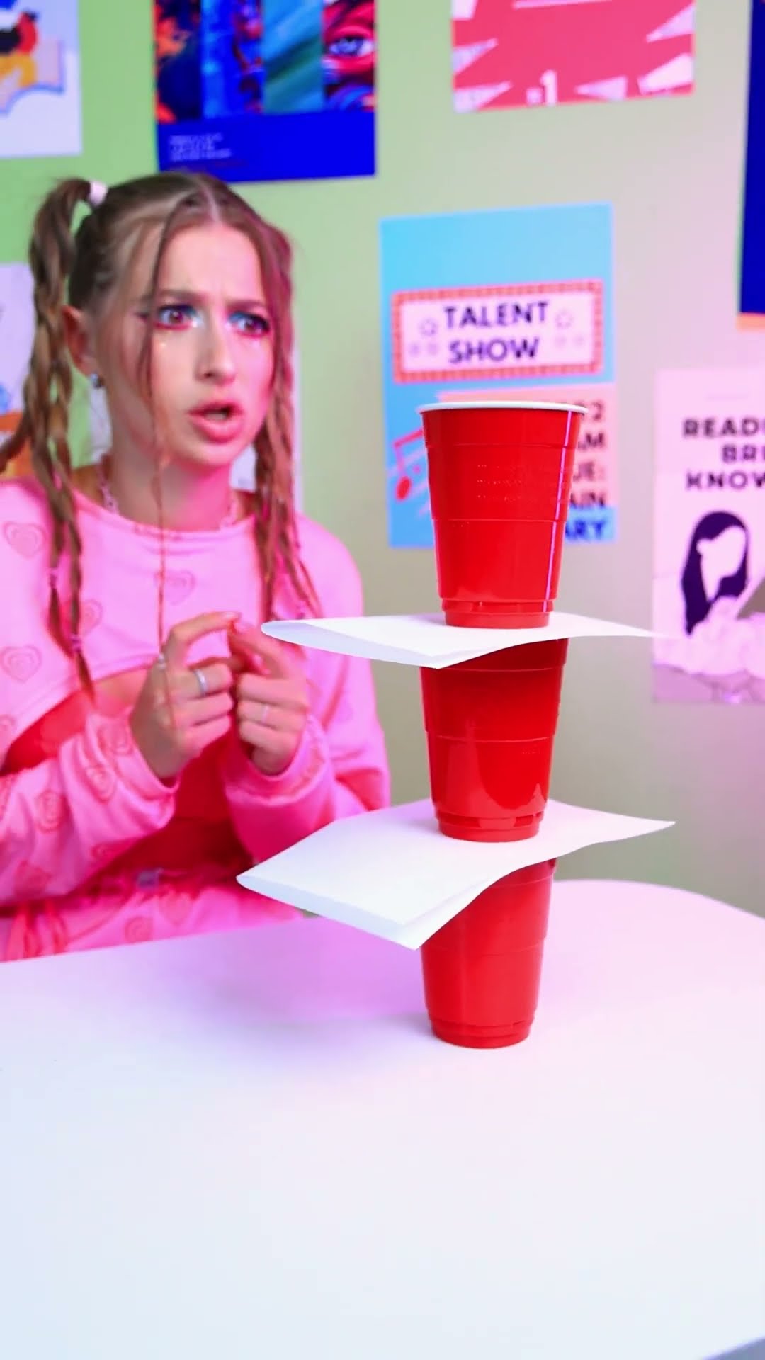 Stack The Cups Challenge?#shorts