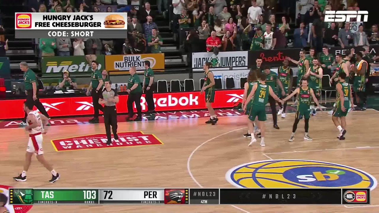 Tasmania JackJumpers vs. Perth Wildcats Game
