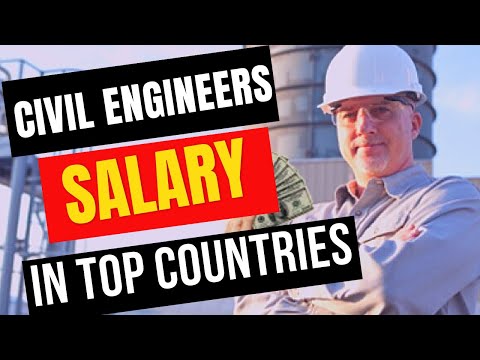 Top 10 highest paying countries for civil engineers |2023