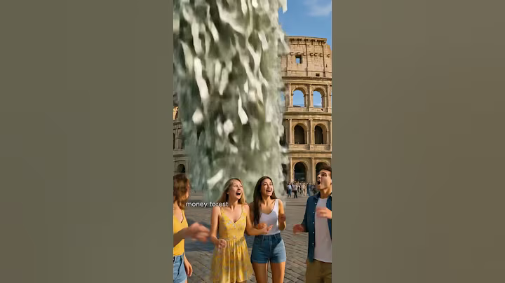 🍀콜로세움에 돈 폭포!ㅣMoney waterfall at the Colosseum! 💸 #재물운#금전운#부자#wealth#money#affirmation#행운#rich