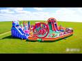 The Professional's Choice: Big Fun Inflatable Park for Extreme Sports & Training! 🤼♂️🛡️