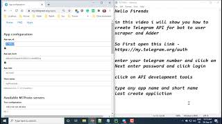 how to create Telegram API for bot to use scraper and Adder #2 1 screenshot 4