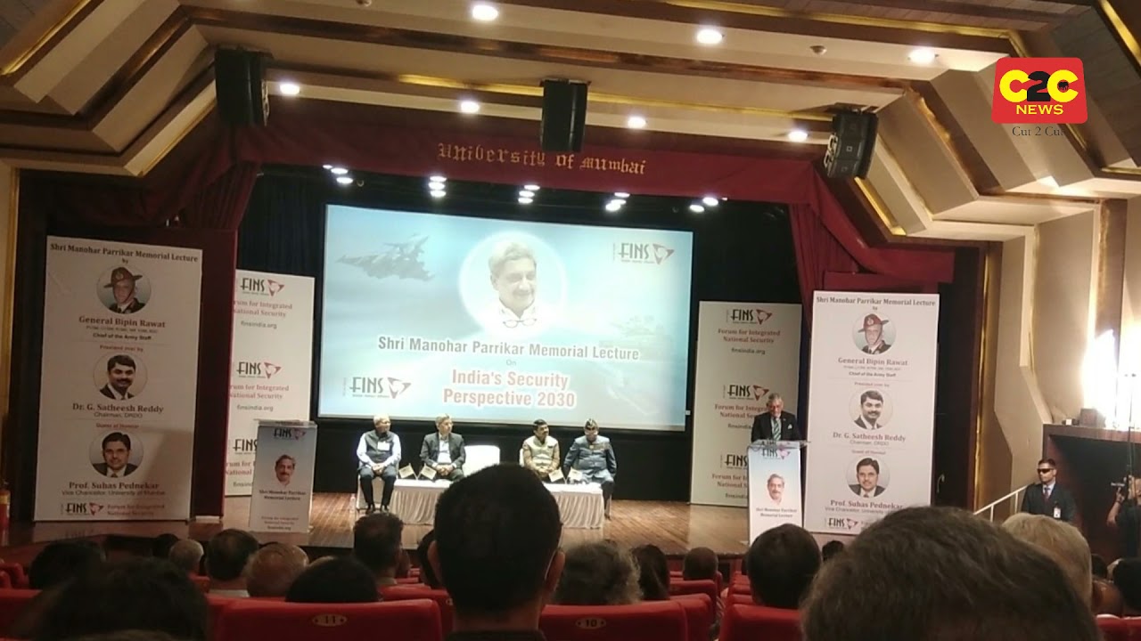 CDS Gen. Bipin Rawat sharing his inputs at India's Security Perspective 2030