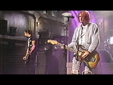 Nirvana - smells like teen spirit - (Live SNL, 1992)