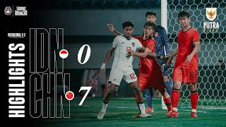 Highlights Indonesia Vs China  U17 International Friendly Match 2026