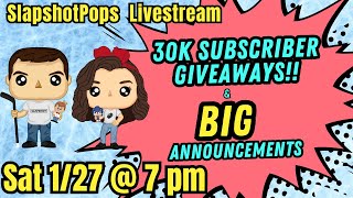 30K Subscriber Celebration! Giveaways Plus BIG Announcements!
