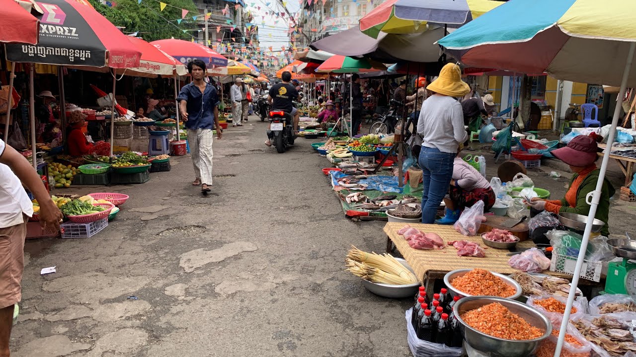 Old Market (Cambodia Traditional market)in PhnomPenh