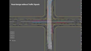 Road design without Traffic Signal - 1
