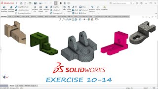 Celebrity SOLIDWORKS  Exercise 10-14 | BOSS AND CUT EXTRUDED (FOR BEGINNERS) Profile