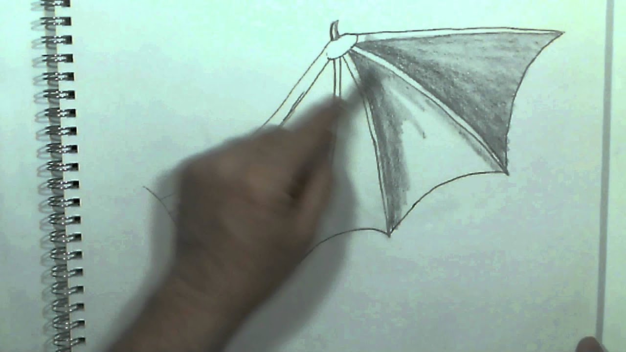 How to draw dragon wings - YouTube