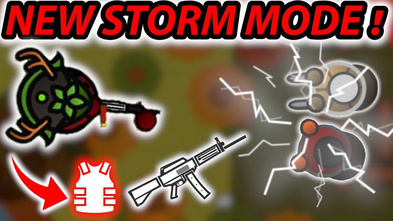 NEW STORM MODE + 14 KILLS WITH USAS-12 | SURVIV.IO