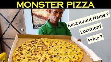 MONSTER PIZZA !!! | Biggest Pizza In India | La Pinoz Monster Pizza | La Pino