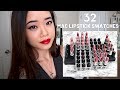 32 Mac Lipstick Swatches!