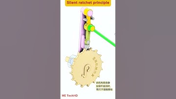 Silent ratchet principle #design #machine #solidwork #mechanical #mechanism #cad