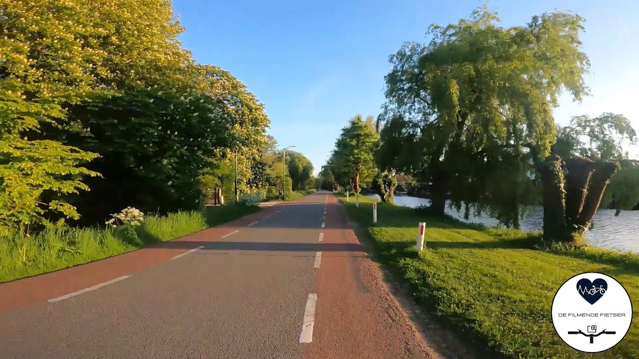 Cycling along the Vecht river, from Loenen aan de Vecht to Utrecht, NL