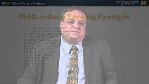 Lecture 24 — Classic Parsing Methods - Natural Language Processing | Michigan