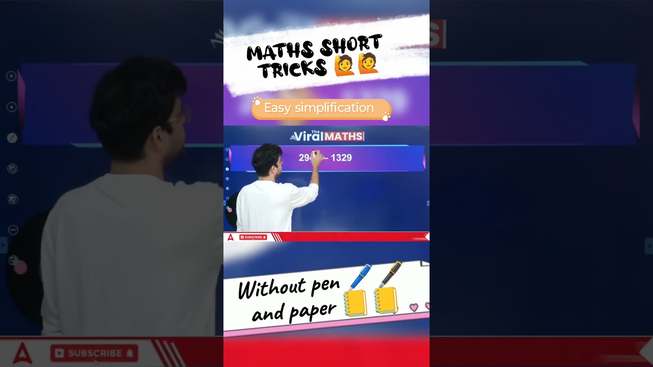 The viral maths 📒🖊️ maths Short tricks by naveen sir 💡