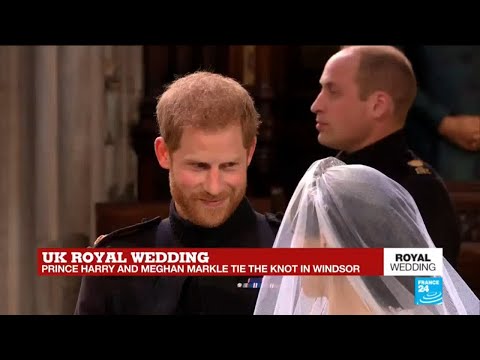 UK Royal Wedding: Prince Harry meets Meghan Markle at the altar