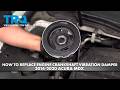 How to Replace Engine Crankshaft Vibration Damper 2014-2020 Acura MDX