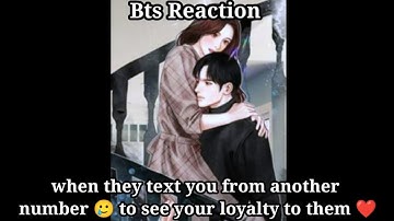 bts imagine : when they text you from another number 🥲 to see your 🤭 #btsimagines #btsff