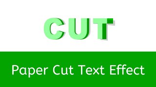 CSS Paper Cut Text Effect