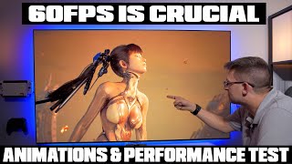 Stellar Blade PS5 - 60FPS Is So Much Better - Animations \& Performance Test