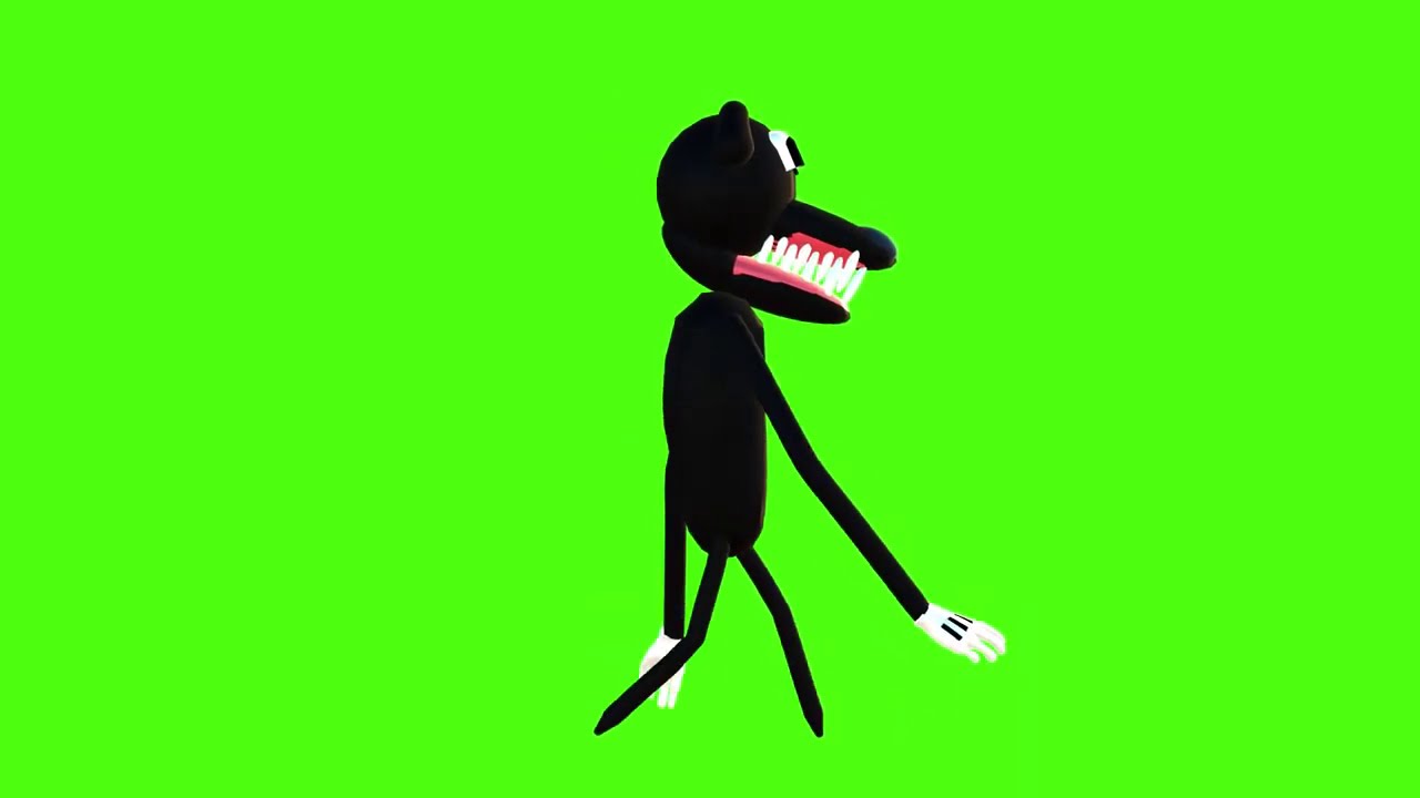 green screen cartoon dog jumpscare trevor henderson YouTube