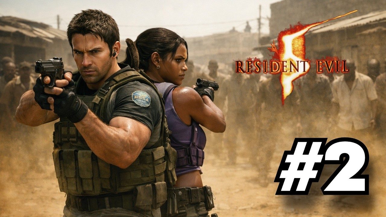 Resident Evil 5 Tamil LIVE 😱| #2 | Chris & Sheva Under Heavy Attack!💥 | #nadegaming