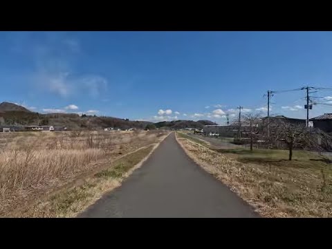 Cycling Tour | 両毛線 岩宿駅~桐生駅~小俣駅 | 4K | March 2024