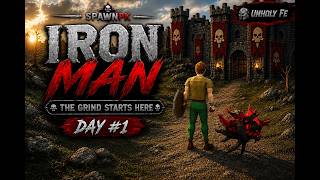 Unholy Fe Self Sufficient Pking Ironman - Spawn PK Ironman Series Day #1 - G/A's - PKing - Raids