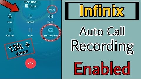 How To Enable Auto Call Recording In Infinix Hot 10 | Infinix Auto Call Recording Enable Kaise Kare