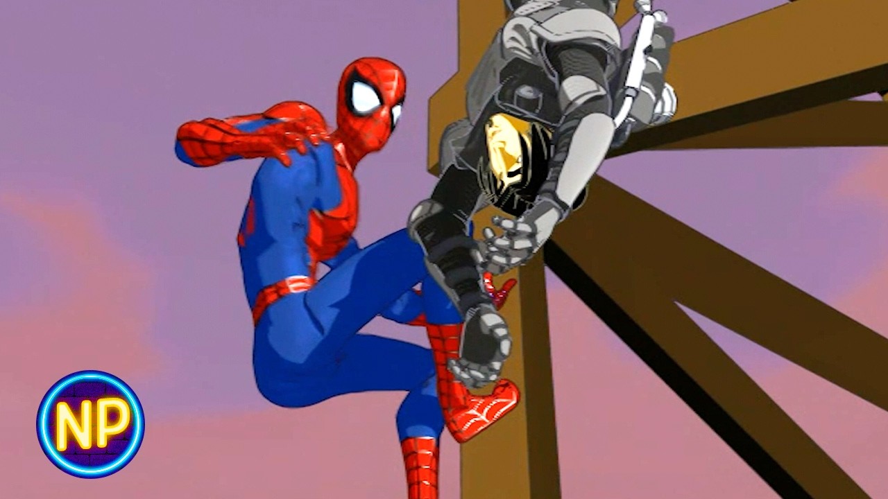 Spider-Man Battles Silver Sable and Kraven | Spider-Man: The Series (2003)