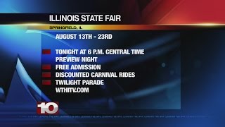 Illinois State Fair opens Thursday for preview night