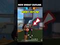 New Enemy Outline 🔥 Free Fire Enemy Outline | New Setting #short #shorts