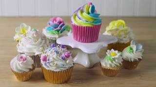 Three Ways To Use Tip 1M To Decorate Cupcakes Global Sugar Art