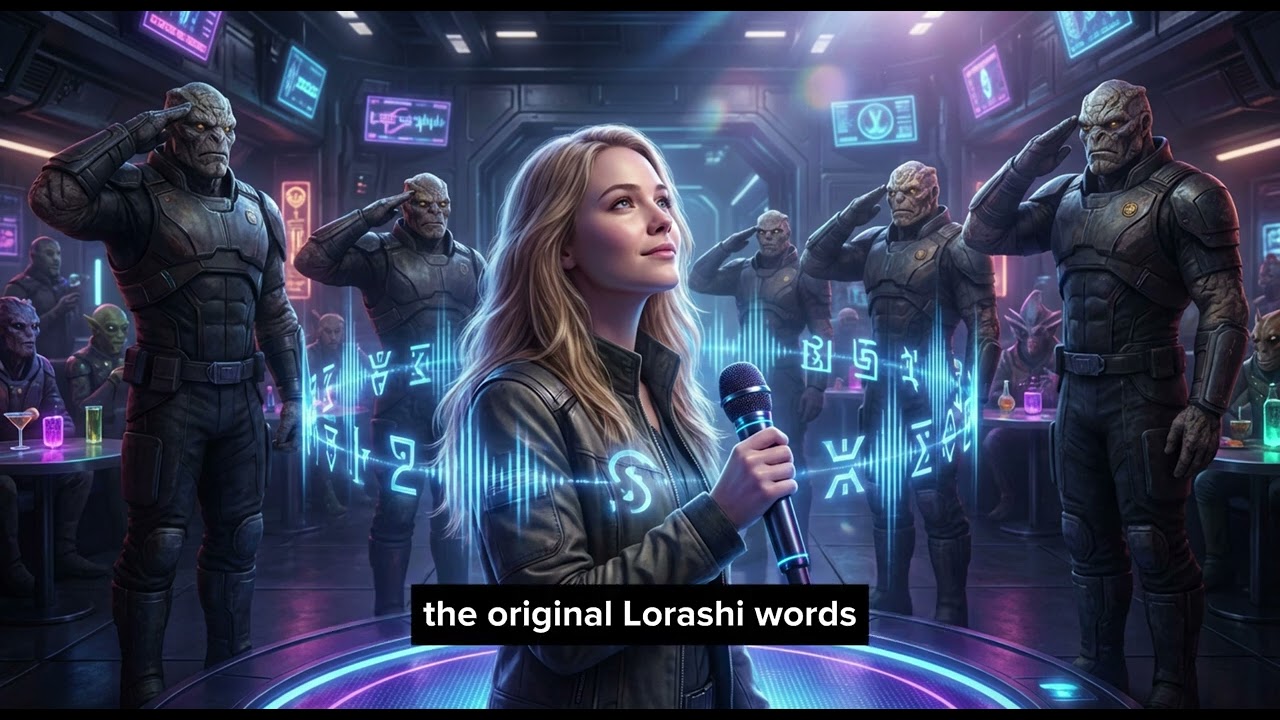 She Sang in an Ancient Dead Language at Karaoke — Every Alien Veteran Stood and Saluted | HFY