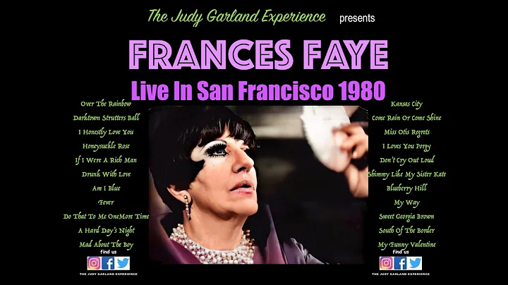 FRANCES FAYE Live In San Francisco 1980 previously...
