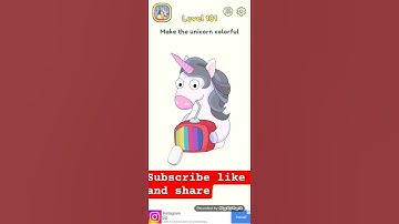 Dop2 level 181 make the unicorn colorfull#viral #ytshort