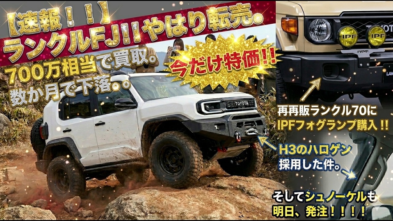 Breaking News] Land Cruiser FJ is being resold after all Its