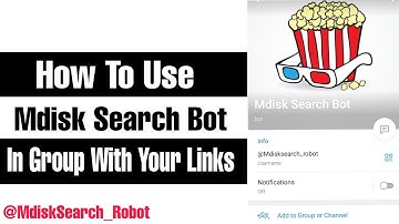 How To Use Mdisk Search Bot In Group With Your Link || Mdisk Search Bot || Technical Cynite