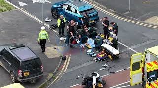 Very Serious Crash Blocks Crossgates Road in Leeds