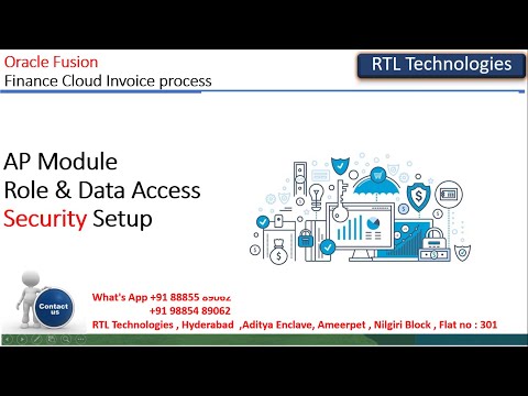 Oracle Fusion Cloud Finance | How to setup the Security | Roles | Data Access | AP Module roles