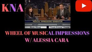 WHEEL OF MUSICAL IMPRESSIONS W\/ ALESSIA CARA REACTION