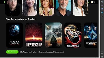 Movie recommendation System Website with Sentiment Analysis (demo)