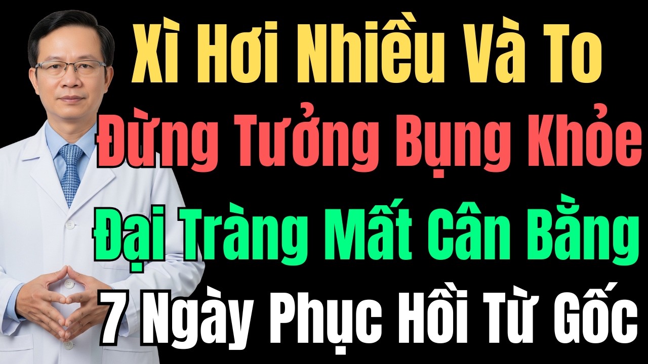 Xì Hơi Nhiều Và To: Đừng Tưởng Bụng Khỏe! Đại Tràng Đang Gửi Cảnh Báo, 7 Ngày Phục Hồi