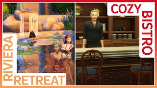 Oh, The Destinations You'll Go! | The Sims 4: Cozy Bistro & Riviera Retreat Kit (Review)