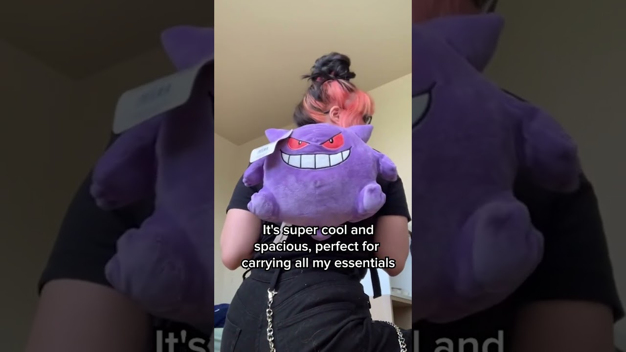 Gengar backpack! #pokemongo #pokemoncards #pokemontoys #pokemon #fyp #backpack #pokemonfashion